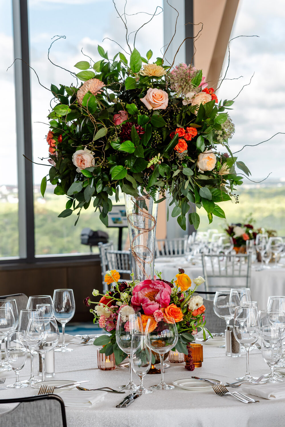 Elegant floral centerpiece