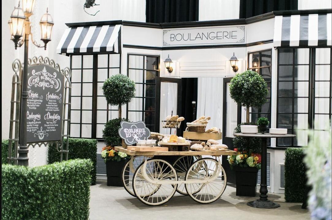 Parisian boulangerie storefront facade