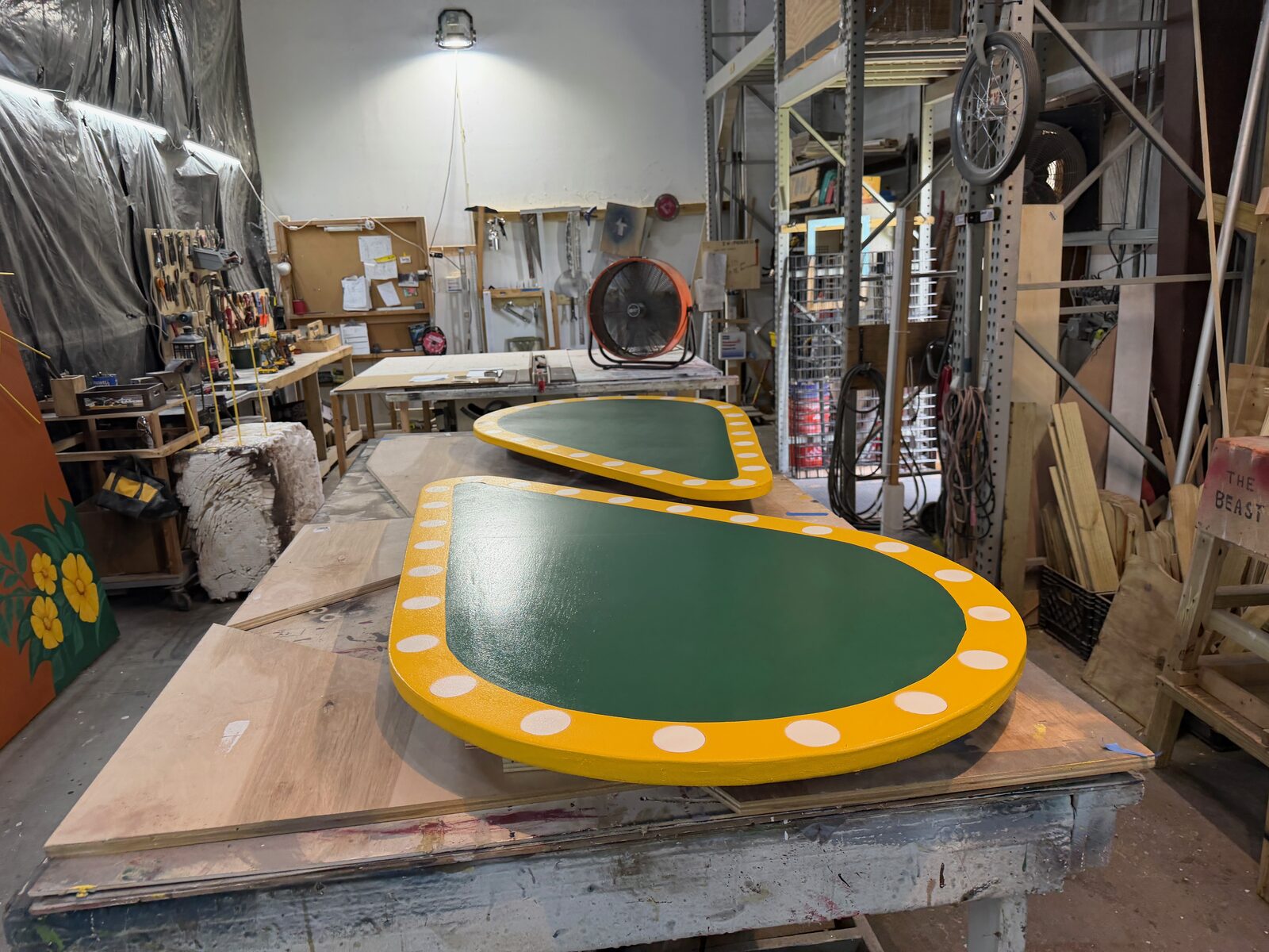 Florida Fresh Events team preparing event props